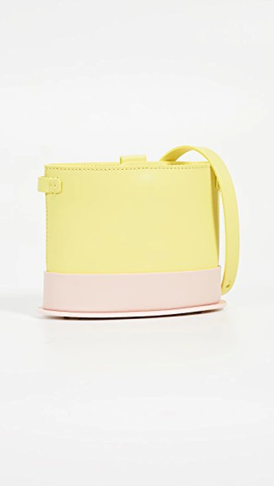 Nico Giani Frerea Mini Bag In Lemon/pale Pink