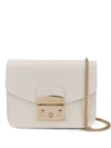 Furla Mini Metropolis Crossbody Bag - White