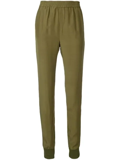 A.f.vandevorst Elasticated Trousers In Green