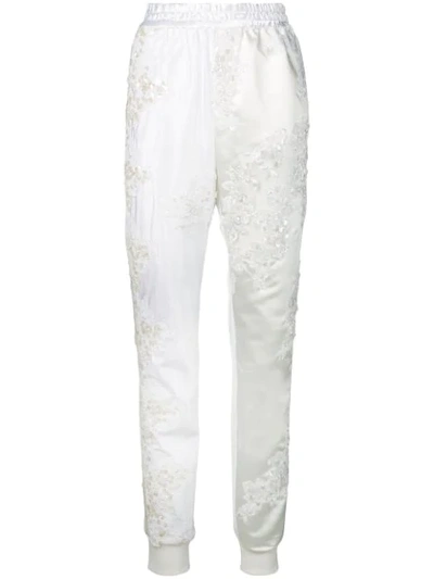 A.f.vandevorst Wedding Track Pants In White