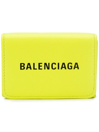 Balenciaga Everyday迷你钱包 - 绿色 In Green