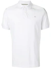 Hackett Embroidered Logo Polo Shirt In White