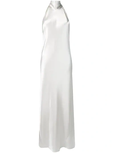 Galvan Sienna Dress In Silver