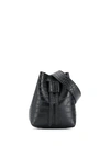 Nanushka Mini Minee Bucket Bag In Black