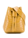 Nanushka Mini Bucket Bag - Yellow