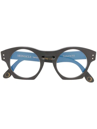Monocle Eyewear Round Frame Glasses
