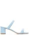 Aeyde Corey Sandals In Blue