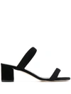 Aeyde Corey Sandals - Black