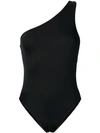 Sian Swimwear One Shoulder Swim Suit In Black