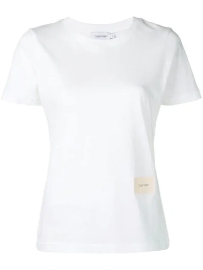 Calvin Klein Printed Logo T-shirt In White