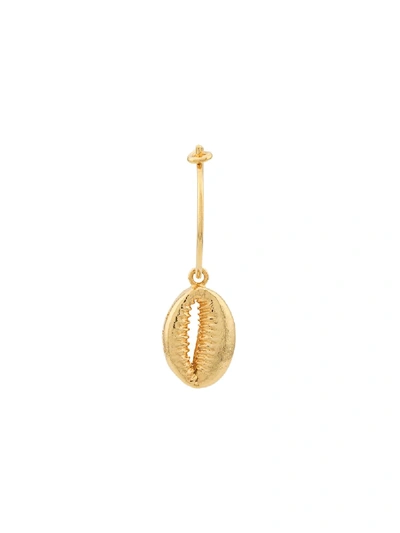 Anni Lu 'cowry Shell' Hoop Earring - Gold