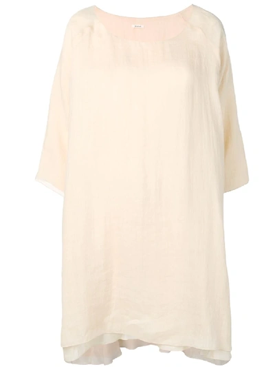 Apuntob Oversized Fit Blouse - Neutrals