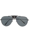 Cartier Para Ótica Ventura Aviator Sunglasses In Black