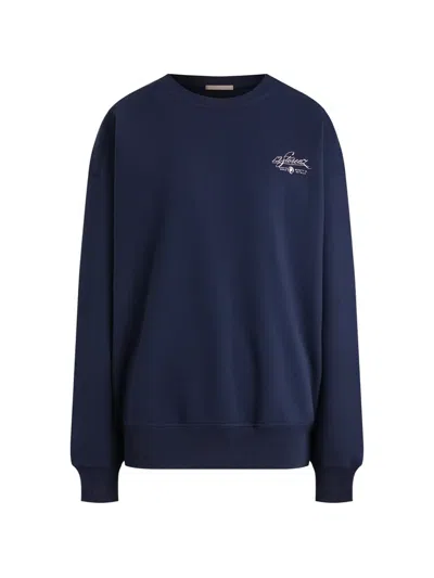 12 Storeez Central Park Logo-print Sweatshirt In Blue