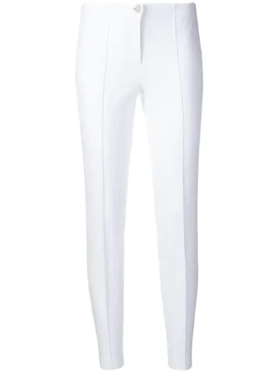 Cambio Skinny-hose Mit Paspeln - Weiss In White
