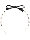 Miu Miu Bow Detail Headband - Silver