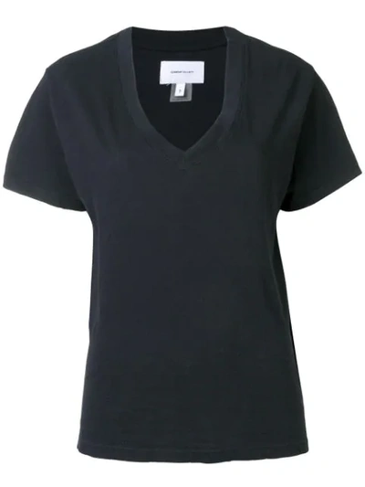 Current Elliott V-neck T-shirt In Black