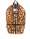 Burberry Deer Print Convertible Backpack - Brown