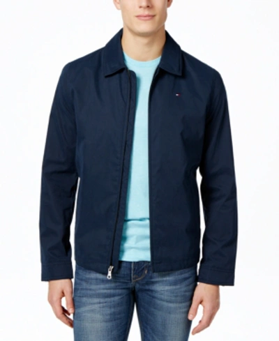 Tommy Hilfiger Men's Lightweight Full Zip-front Jacket In Navy