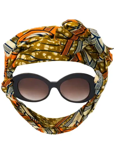 Alain Mikli Headscarf Sunglasses In Black