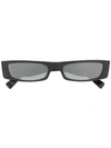 Alain Mikli Rectangular Frame Sunglasses In Black