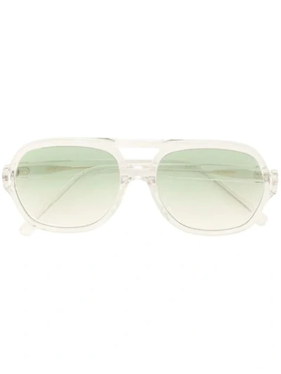 Gentle Monster Flackbee Sunglasses In Clear