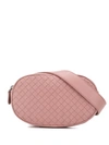 Bottega Veneta Intrecciato Belt Bag In 6600  Pink