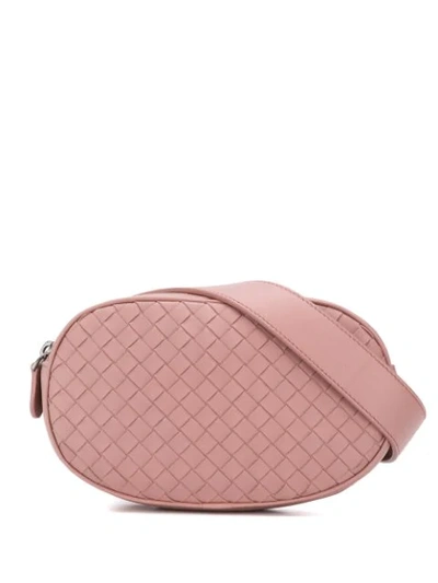 Bottega Veneta Intrecciato Belt Bag In 6600  Pink
