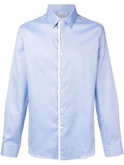Canali Slim-fit Shirt In Blue