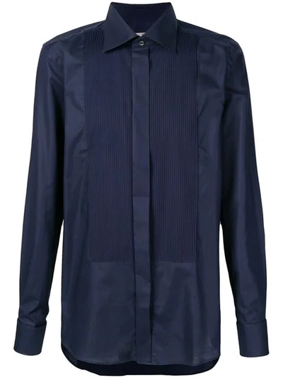 Canali Slim-fit Shirt In Blue