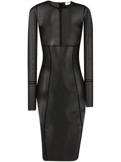 Alyx Semi-transparentes Kleid In Black