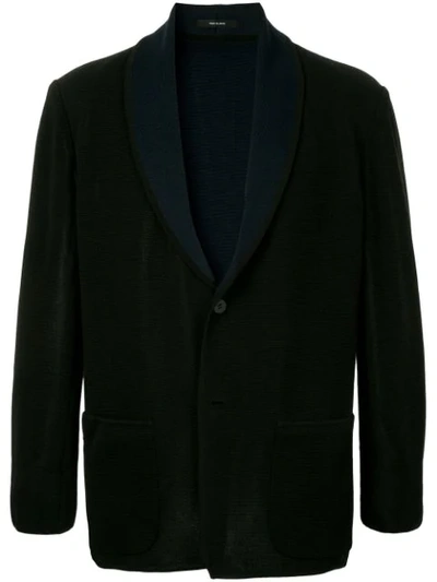 Issey Miyake Unstructured Blazer In Blue