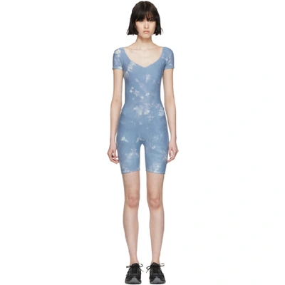 Collina Strada Blue Tie-dye Sheela Unitard