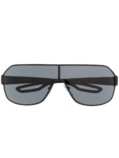Prada Aviator Sunglasses In Grey