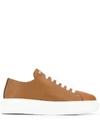 Prada Plateau-sneakers - Braun In Brown