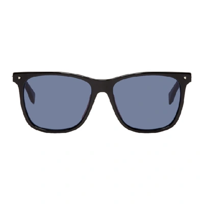 Fendi Black Square Sunglasses In 0807 Black