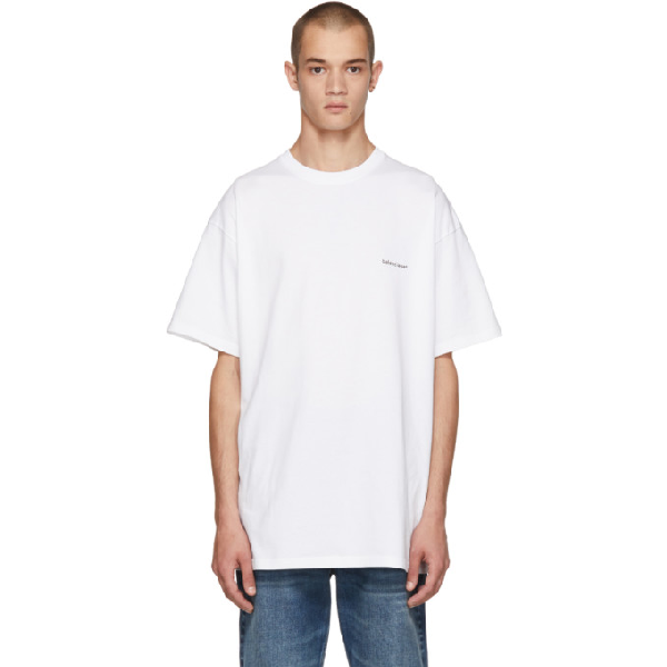 balenciaga small logo tee