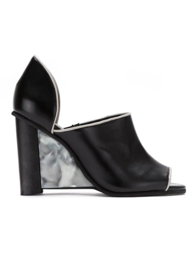 Studio Chofakian Block Heel Pumps In Black