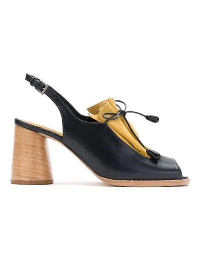 Sarah Chofakian High Heel Sandals In Blue