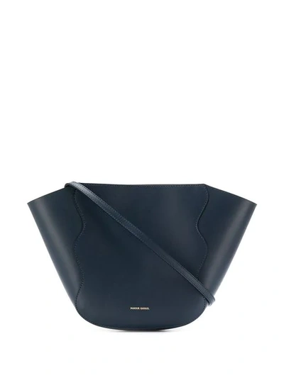 Mansur Gavriel Mini Ocean Tote In Blue