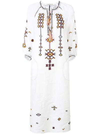 Vita Kin Printed Maxi Dress - White