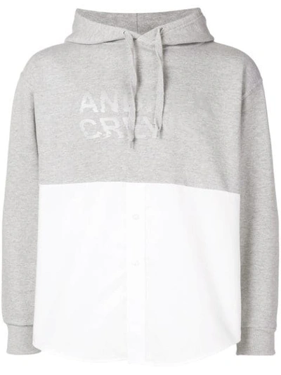 Andrea Crews Bi Hoodie In Grey