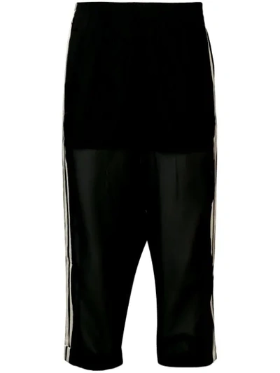 Adidas Originals Adidas Cropped Track Trousers - Black