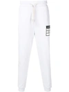 Maison Margiela 'stereotype' Patch Jogging Trousers In White