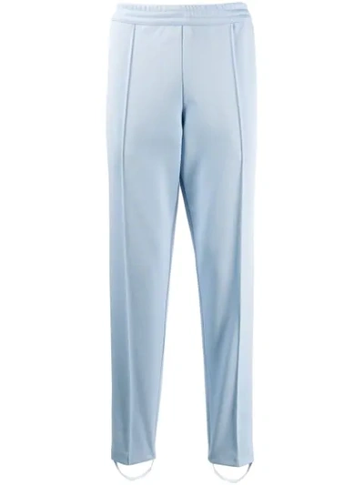 Helmut Lang Plain Casual Trousers In Blue