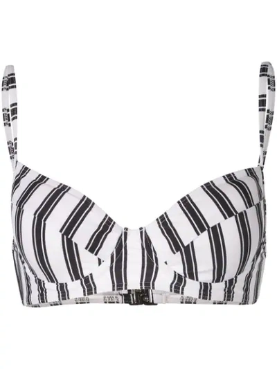 Cynthia Rowley Lola Bralette Bikini Top In White