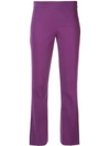 Giambattista Valli Cropped Trousers In Purple