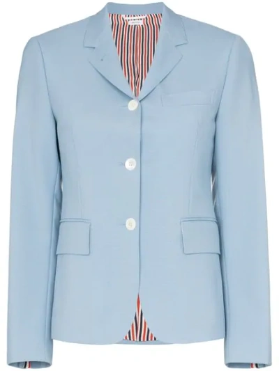 Thom Browne Dyed Sport Coat In Blue