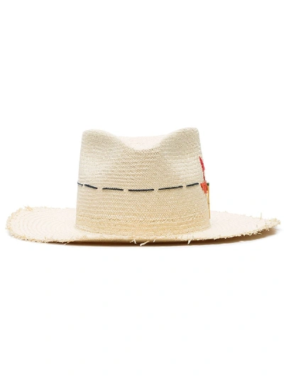 Nick Fouquet Cream Little Havana Straw Hat In Neutrals
