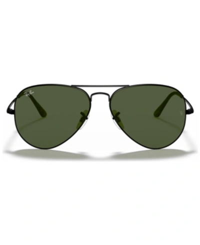 Ray Ban Rb3689 Black Unisex Sunglasses In Green Classic G-15
